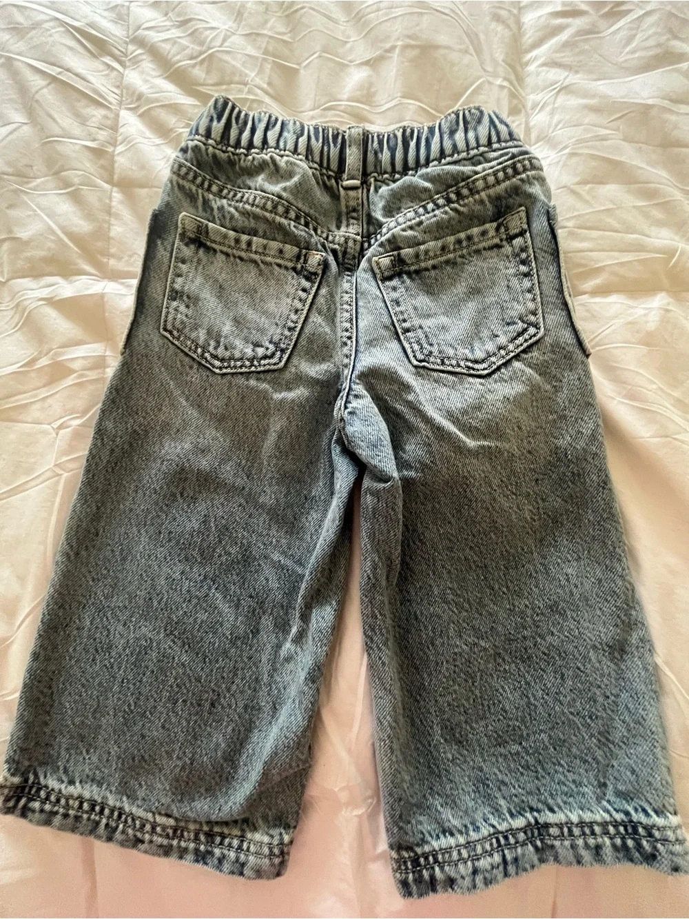 GAP Baby Light Blue Denim Jeans with Paint Splatter